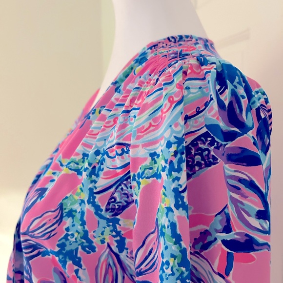 Fits like a size 2! Lilly Pulitzer Cristiana Dress Lily Rose Just Lil Jelly, 0 - Picture 5 of 7